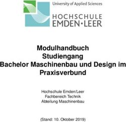 Modulhandbuch Studiengang Bachelor Maschinenbau und Design im Praxisverbund - Hochschule Emden/Leer Fachbereich Technik Abteilung Maschinenbau ...