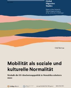 Mobilität als soziale und kulturelle Normalität - Weshalb die EU-Abschottungspolitik in Westafrika scheitern muss