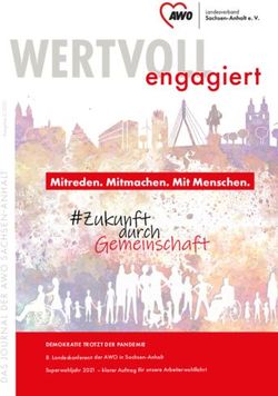 WERTVOLLengagiert engagiert - Mitreden. Mitmachen. Mit Menschen - AWO Landesverband Sachsen-Anhalt