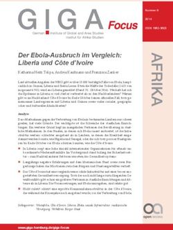 Der Ebola-Ausbruch im Vergleich: Liberia und C&ocirc;te d'Ivoire