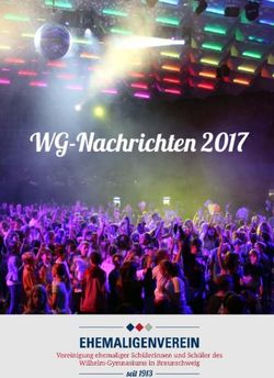 WG-Nachrichten 2017 - WG-Ehemalige