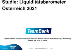 Studie: Liquiditätsbarometer Österreich 2021 - Ergebnisse einer österreichweiten repräsentativen Umfrage unter der deutschsprachigen Bevölkerung ...
