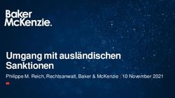 UMGANG MIT AUSLÄNDISCHEN SANKTIONEN - PHILIPPE M. REICH, RECHTSANWALT, BAKER & MCKENZIE | 10 NOVEMBER 2021 - SECO