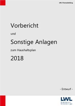 Vorbericht und 2018 - Landschaftsverband ...