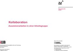 Kollaboration Zusammenarbeiten in einer Arbeitsgruppe - Universität Bern