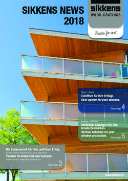 SIKKENS NEWS 2018 - Sikkens Wood Coatings