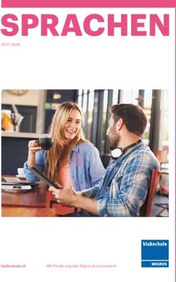 SPRACHEN 2017 / 2018 - Mit Förderung des Migros-Kulturprozent - Ecole-club Migros