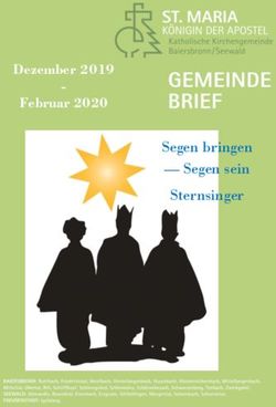 Segen bringen - Segen sein Sternsinger - Dezember 2019 Februar 2020 - Katholische Kirchengemeinde St ...