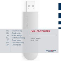 (MK.)CD.STARTER - Simons Voss
