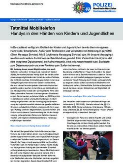 Tatmittel Mobiltelefon - Handys in den Händen von Kindern und Jugendlichen