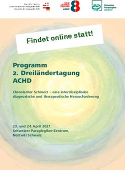 Programm 2. Dreil&auml;ndertagung - ACHD Chronischer Schmerz - eine interdisziplin&auml;re diagnosische und therapeutische Herausforderung 23. und 24. April ...