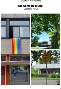 Die Sch&uuml;lerzeitung Ausgabe 16 (Sommer 2021) - Great Big News - gymbane.eu