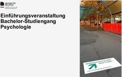 Einf&uuml;hrungsveranstaltung Bachelor-Studiengang Psychologie