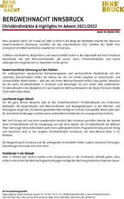 BERGWEIHNACHT INNSBRUCK - Christkindlm&auml;rkte & Highlights im Advent 2021/2022 - Christkindlmarkt.cc