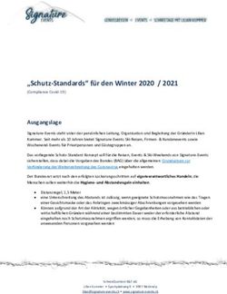 "Schutz-Standards" für den Winter 2020 / 2021 - (Compliance Covid-19) - Signature ...