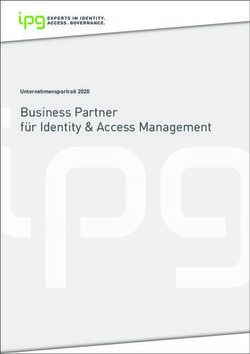 Business Partner für Identity & Access Management - Unternehmensportrait 2020 - IPG