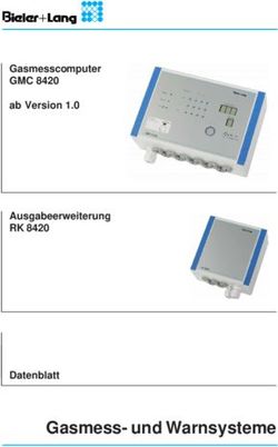 Gasmess- und Warnsysteme - Gasmesscomputer GMC 8420 ab Version 1.0 Ausgabeerweiterung RK 8420 - Datenblatt