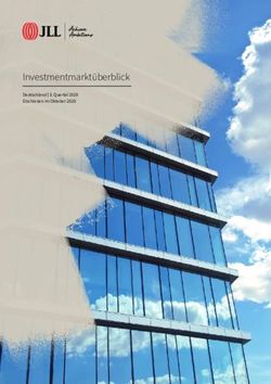 Investmentmarkt&uuml;berblick - Deutschland | 3. Quartal 2020 Erschienen im Oktober 2020 - JLL