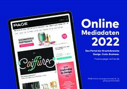 Online 2022 Mediadaten - Das Portal der Kreativbranche Design. Code. Business. www.page-online.de - PAGE online