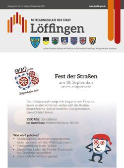 MITTEILUNGSBLATT DER STADT - www.loeffi ngen.de