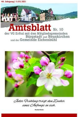 Amtsblatt Nr. 10 - Jeder Frühling trägt den Zauber eines Anfangs in sich - der VG Erftal mit den Mitgliedsgemeinden Bürgstadt und Neunkirchen und ...