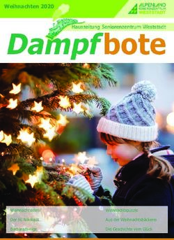 Weihnachten 2020 - Alpenland Pflege- und Altenheime