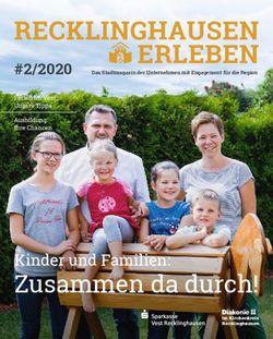 RECKLINGHAUSEN ERLEBEN - #2/2020 - Zusammen da durch! - 01Neues aus Oer-Erkenschwick