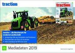 Mediadaten 2019 traction - die Benchmark f&uuml;r moderne Landtechnik einzigartiger Mix aus Kompetenz und Emotionen Praxisberichte und Tests f&uuml;r ...