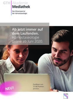 Zertifiziert mit 2 CME-Punkten pro Kurs - GTH Mediathek