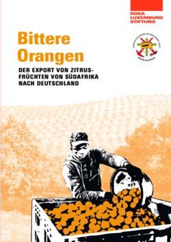 Bittere Orangen DER EXPORT VON ZITRUS-FR&Uuml;CHTEN VON S&Uuml;DAFRIKA NACH DEUTSCHLAND - www.rosalux.dedossiers/ernaehrungssouveraenitaet/ ...