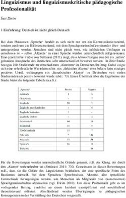 Linguizismus und linguizismuskritische p&auml;dagogische Professionalit&auml;t - SUNG