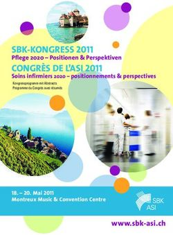 SBK-KONGRESS 2011 Pflege 2020 - Positionen & Perspektiven