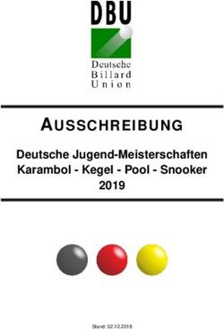 AUSSCHREIBUNG Deutsche Jugend-Meisterschaften Karambol - Kegel - Pool - Snooker 2019 - BillardArea