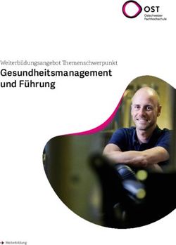 Gesundheitsmanagement und F&uuml;hrung - Weiterbildungsangebot Themenschwerpunkt - Weiterbildung - OST - Ostschweizer ...