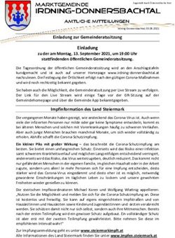 Einladung Einladung zur Gemeinderatssitzung - Gemeinde24