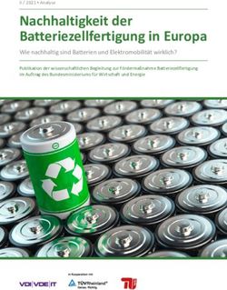 Nachhaltigkeit der Batteriezellfertigung in Europa
