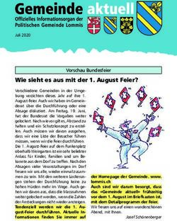 Wie sieht es aus mit der 1. August Feier? - Lommis