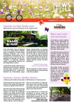 Ausgabe 37 | AUGUST 2020 - Citymanagement Harburg