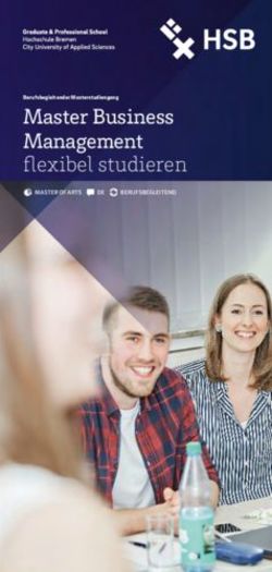 Master Business Management fl exibel studieren - Hochschule ...