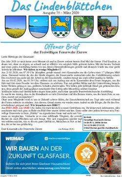 Das Lindenblättchen Ausgabe 75 - März 2020 - Gemeinde Zierow