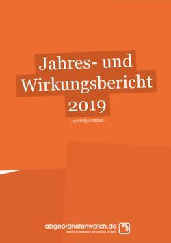 Jahres- und Wirkungsbericht 2019 - vorl&auml;ufige Fassung - Abgeordnetenwatch
