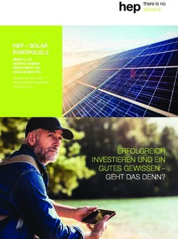 ERFOLGREICH INVESTIEREN UND EIN GUTES GEWISSEN - GEHT DAS DENN? - HEP - SOLAR PORTFOLIO 2