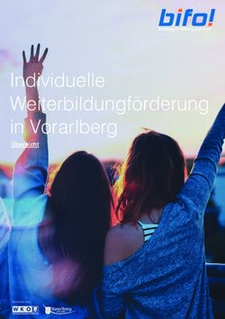 Individuelle Weiterbildungförderung in Vorarlberg - Übersicht - BIFO