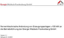 Fernwirktechnische Anbindung von Erzeugungsanlagen 100 kW an die Betriebsf&uuml;hrung der Energie Waldeck-Frankenberg GmbH - Version 1.1 G&uuml;ltig ab ...