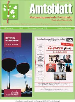 Amtsblatt Verbandsgemeinde Freinsheim - Deutsche Weinstra&szlig;e