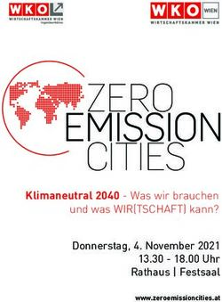 Klimaneutral 2040 - Was wir brauchen und was WIR(TSCHAFT) kann? - Donnerstag, 4. November 2021 13.30 - 18.00 Uhr Rathaus | Festsaal