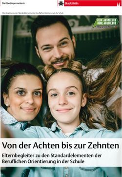 Von der Achten bis zur Zehnten - Elternbegleiter zu den Standardelementen der Beruflichen Orientierung in der Schule - Ernst-Simons-Realschule