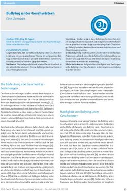 Bullying unter Geschwistern - Eine &Uuml;bersicht - Thieme Connect