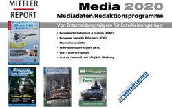 Media 2020 Mediadaten/Redaktionsprogramme Von Entscheidungstr&auml;gern f&uuml;r Entscheidungstr&auml;ger - Mittler Report Verlag
