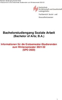Bachelorstudiengang Soziale Arbeit (Bachelor of Arts; B.A.) - Hochschule ...